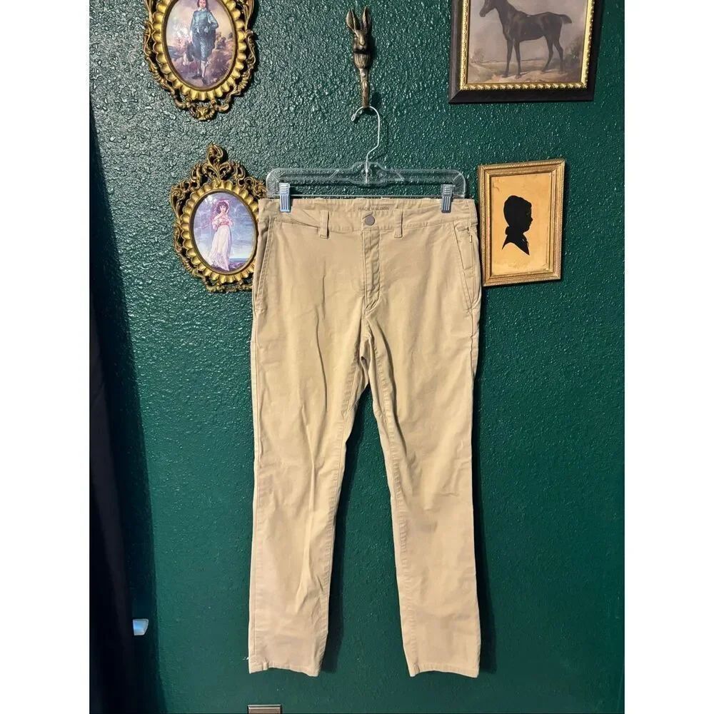 Mack Weldon Men’s Khaki Chino Pants Sz 30x32